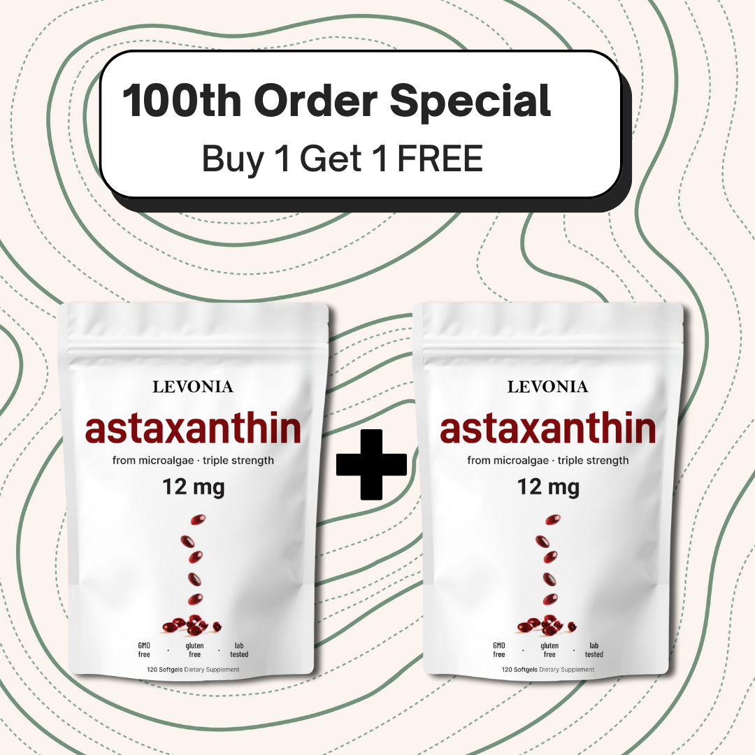 Levonia™ Astaxanthin Softgels - 100th Customer Special!